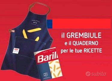 Grembiule Professionale Barilla + Quaderno ricette
