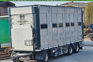 Rimorchio trasporto bestiame Micheletto 2 Piani