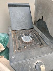 Griglia in acciaio con gas