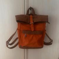 🎒 Borsa/Zaino Convertibile Scamosciata