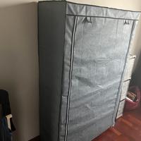 Armadio componibile in tessuto