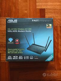 modem router ASUS DSL-AC55U Wireless-AC 1200 NUOVO