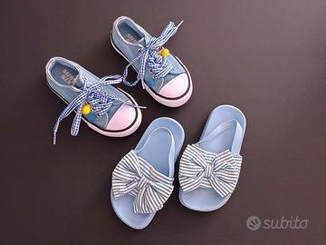 Scarpe + ciabatte bimba