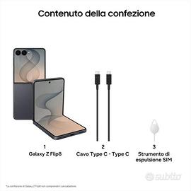 Samsung Galaxy Z Flip 8 512GB Nero SIGILLATO