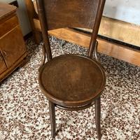 Coppia di sedie anni 40 vintage