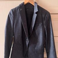 Blazer Zara blu scuro/denim