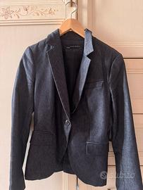 Blazer Zara blu scuro/denim