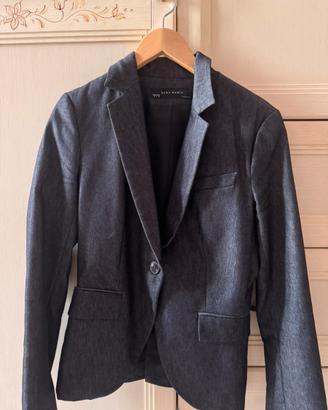 Blazer Zara blu scuro/denim