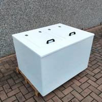 CASSONE COIBENTATO da 300 litri  in VETRORESINA 