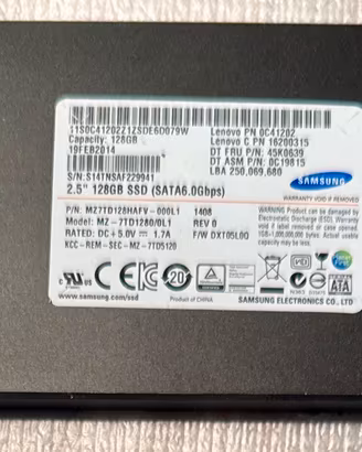 Ricambi Hardware Pc Portatile 💻 SSD SATA NVME RAM