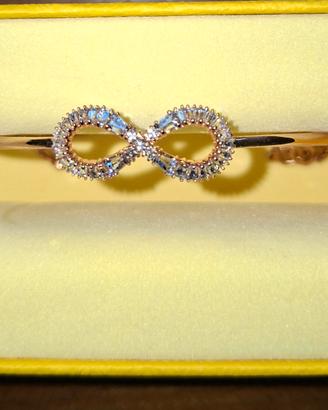 Bracciale rigido Swarovski Hyperbola Infinito 