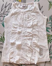 Canotta bianca bimba "Dodipetto"