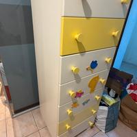 Cassettiera legno per bimbi