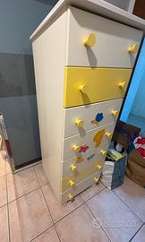 Cassettiera legno per bimbi