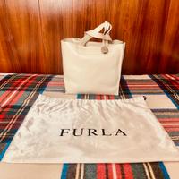 Borsa Furla in pelle panna vintage