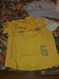 Camicia Polo Uomo Gialla "Hawaii Polo" Raw Oxygen