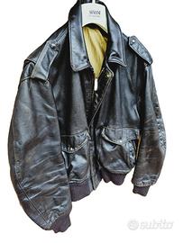 Vintage Schott NYC A-2 Flight Jacket Pelle Origina