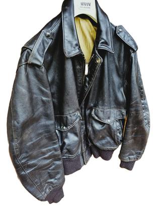 Vintage Schott NYC A-2 Flight Jacket Pelle Origina