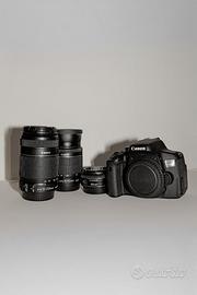 Canon EOS 750D + 3 obiettivi + accessori