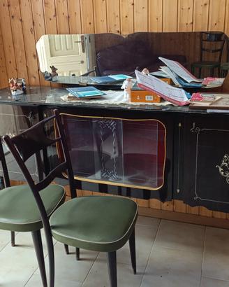 soggiorno e camera da letto anni 70