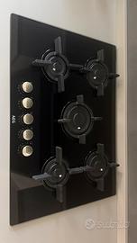 Piano cottura AEG 75 cm 5 fuochi nero