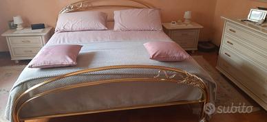 letto in ottone