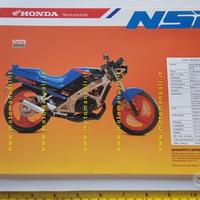 Honda NSR 125 F 1987-8 depliant originale italiano