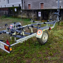 Carrello porta gommone