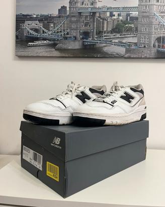 Scarpe new balance 550 numero 44/9,5 bianche nere