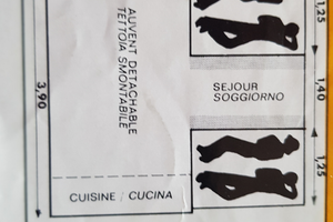 Carrello tenda 5 posti