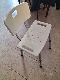 Sedia doccia per anziani
