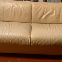 Divano Letto in pelle