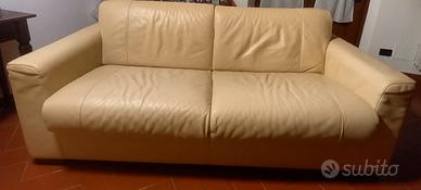 Divano Letto in pelle