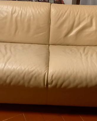 Divano Letto in pelle