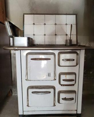 Cucina economica a legna vintage marca Rex