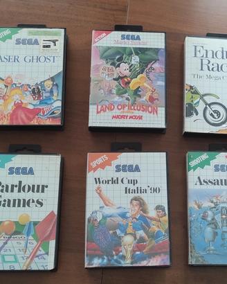 6 giochi sega master system 