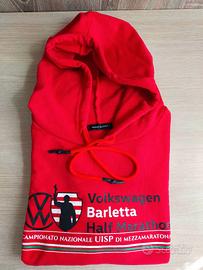 Felpa rossa Volkswagen Barletta Half Marathon