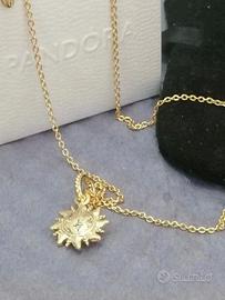 Pandora Charm Pendente Sole scintillante catenina