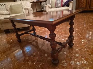 Tavolino legno salotto anni 70