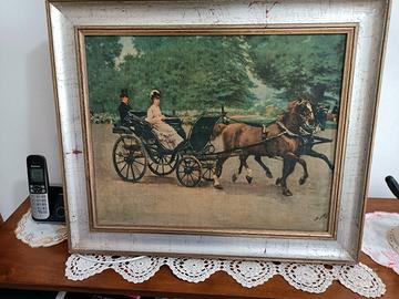 Quadro  stampa su tela Vintage Arti grafiche ricor