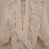 maglione modello scialle donna