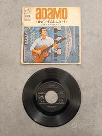 Adamo vinile 45 giri Inch'Allah/Insieme anni '60