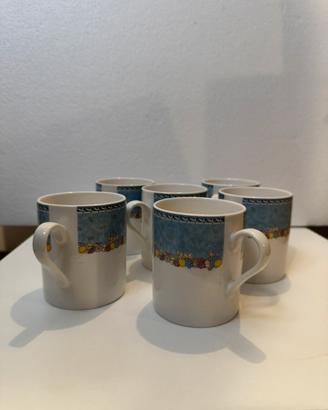 Set tazze mug porcellana