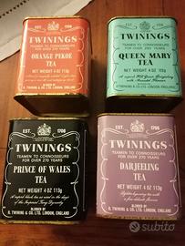 4 latte vintage "Twinings"
