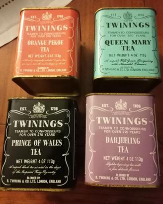 4 latte vintage "Twinings"