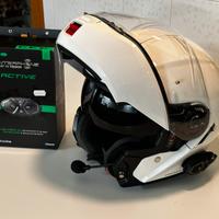 Casco integrale modulare con interfono