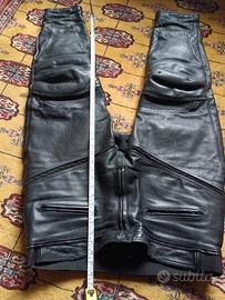 pantaloni in pelle  moto grandi
