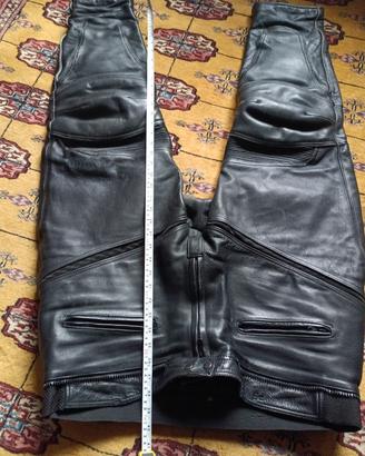 pantaloni in pelle  moto grandi
