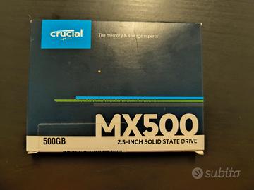 HDD SSD CRUCIAL MX500 500GB **NUOVO**