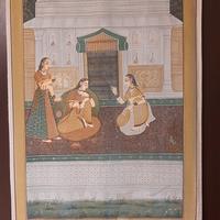 Arte Indiana pittura su cotone